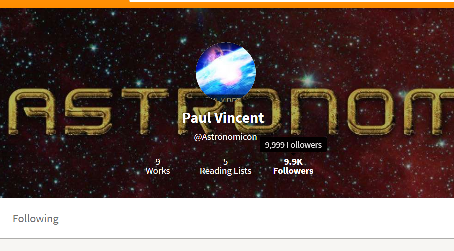 Milestone Reached: 10,000 #Wattpad Followers